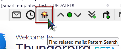 find related emails - button