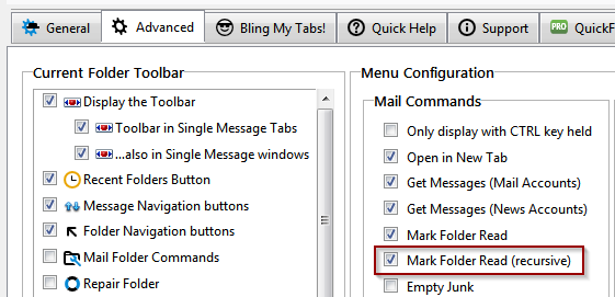 setting for toolbar position