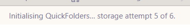 QuickFolders Toolbar Label Update